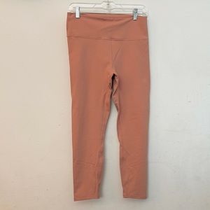 Fabletics Define Powerhold High-Waisted 7/8 Leggings, size L, Driftscape brown